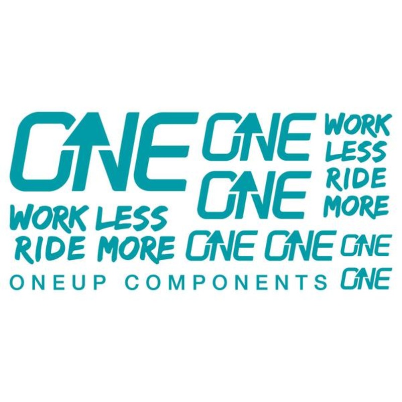 ONE UP DECAL KIT HB [TURQUOISE]