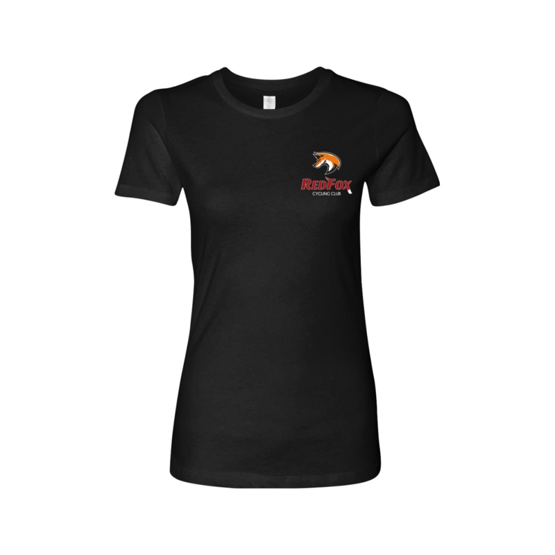 Red Fox Cycling Club 2026 Classic Women’s T-shirt (FE) Black