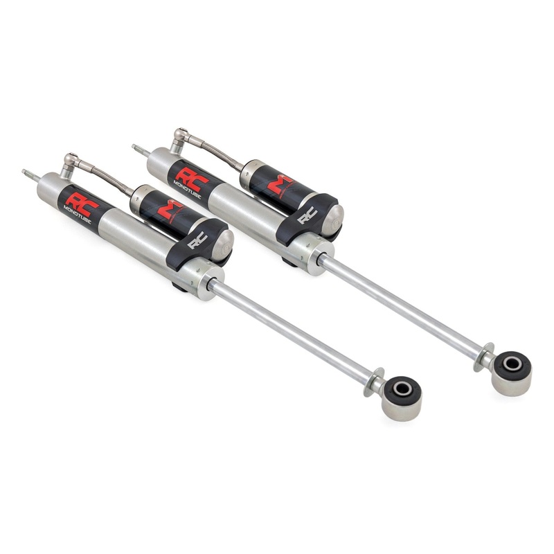 Rough Country | M1R Monotube Front Shocks | 0.5-2.5″ | Jeep Wrangler JK/Wrangler Unlimited (07-18) | 770826RES_A