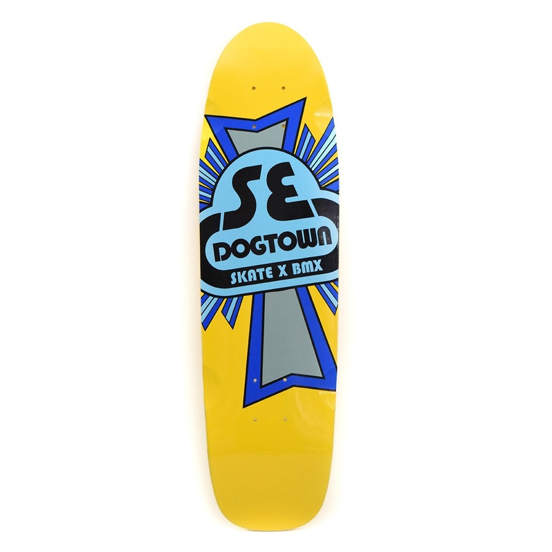 SE Bikes X Dogtown Skateboard Deck Limited Edition 2019 Yellow