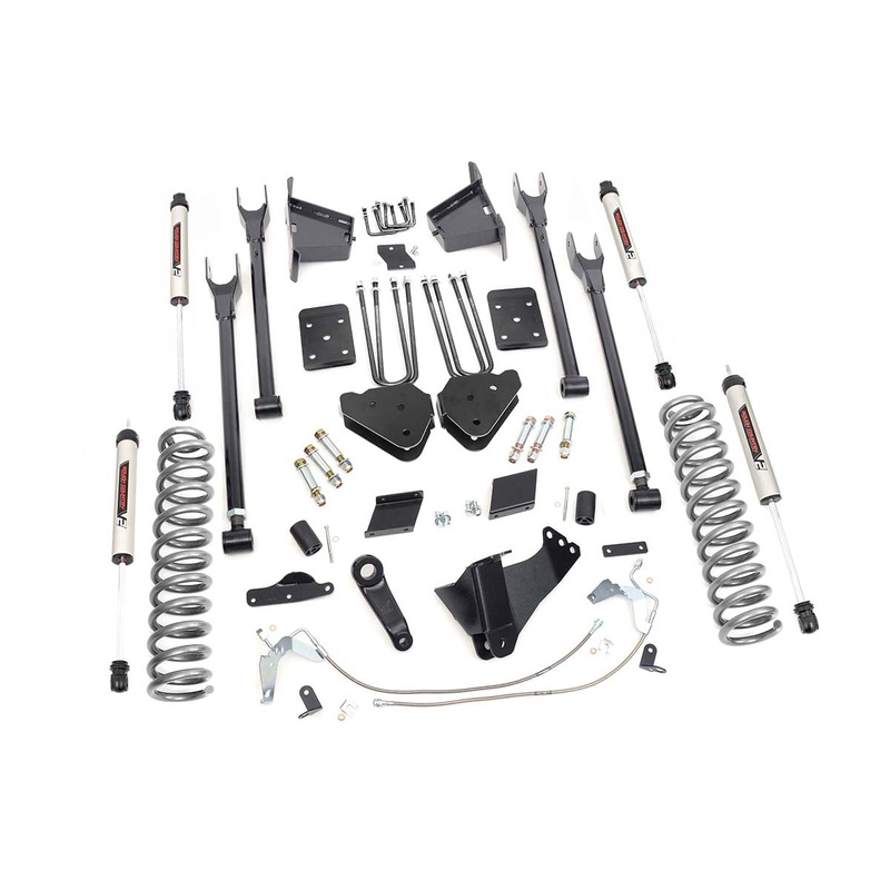 Rough Country | 6 Inch Lift Kit |4-Link | No OVLD | V2 | Ford F-250 Super Duty 4WD (15-16) | 52770