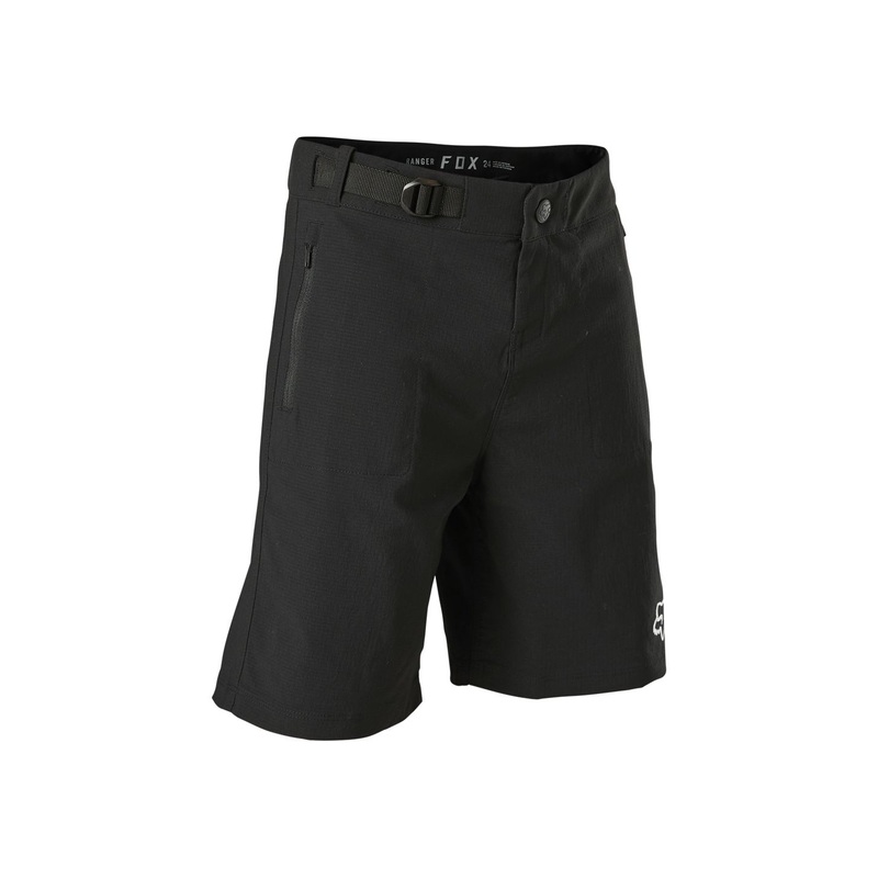 Short Fox Racing Ranger Liner Youth 24 Black