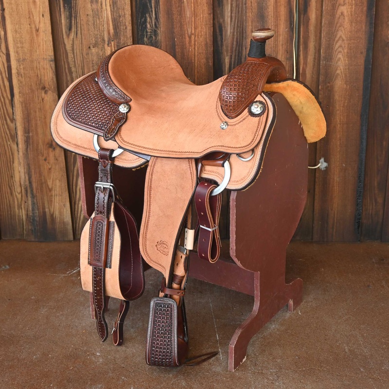 17″ PATRICK SMITH TEAM ROPING SADDLE