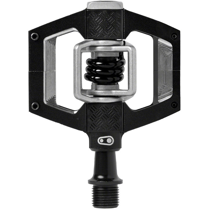 Crankbrothers Mallet Trail Pedals – Dual Sided Clipless with Platform, Aluminum, 9/16″, Black