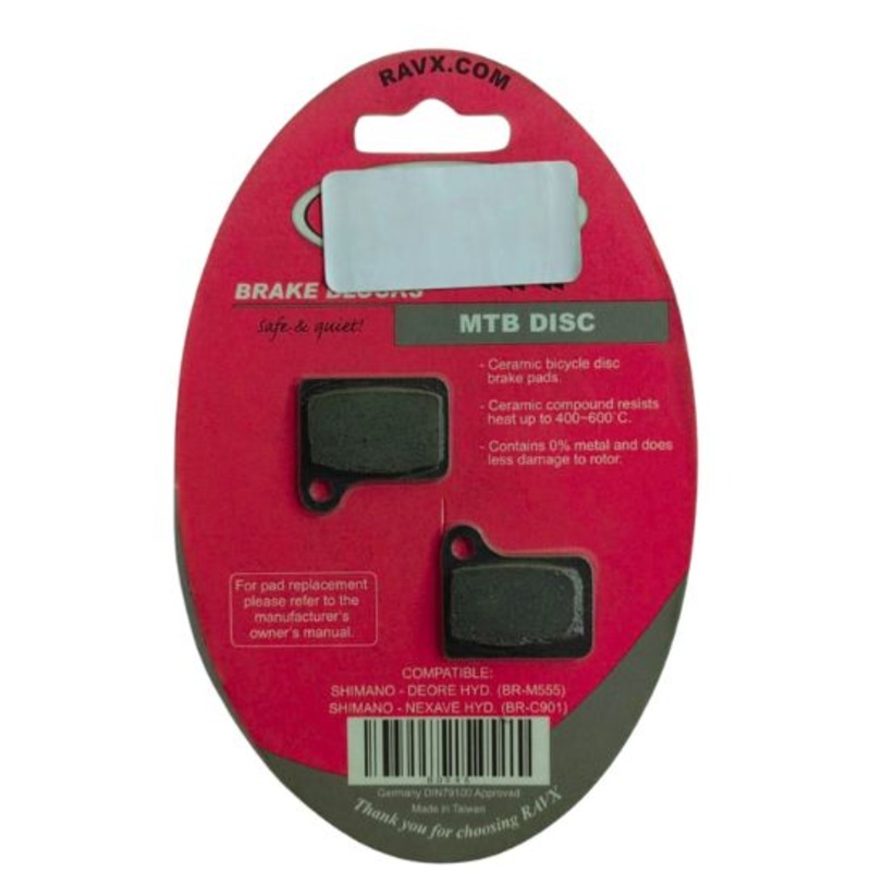 Disc Brake Pads Rectangle Black