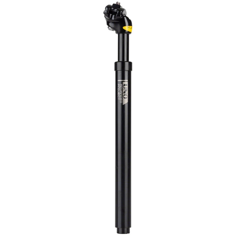 Kalloy Uno Comfort Suspension Seatpost, 27.2 x 350mm, Black