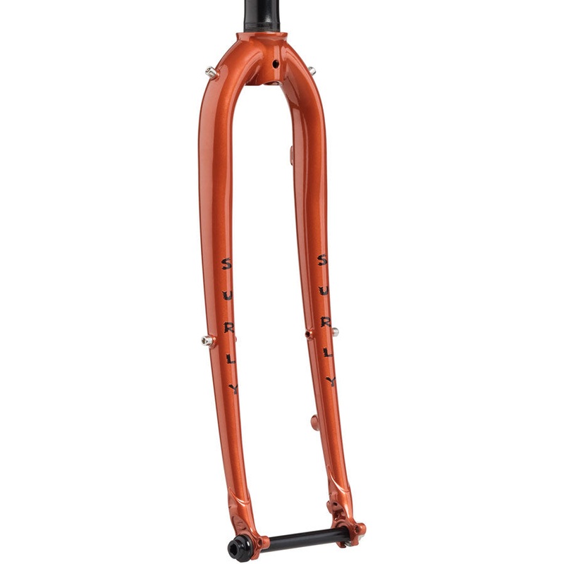 Surly Straggler Thru-Axle Fork – 700c 410mm 1-1/8″ Straight Steerer Steel Shaggy Carpet