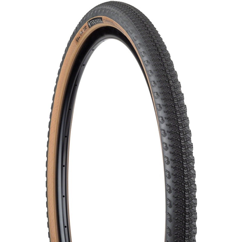Teravail Cannonball Tire – 700 x 47 Tubeless Folding Tan Light and Supple