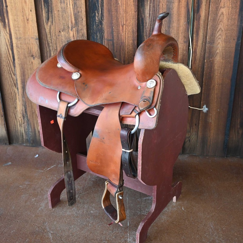 17″ USED ROO HIDE CUTTING SADDLE
