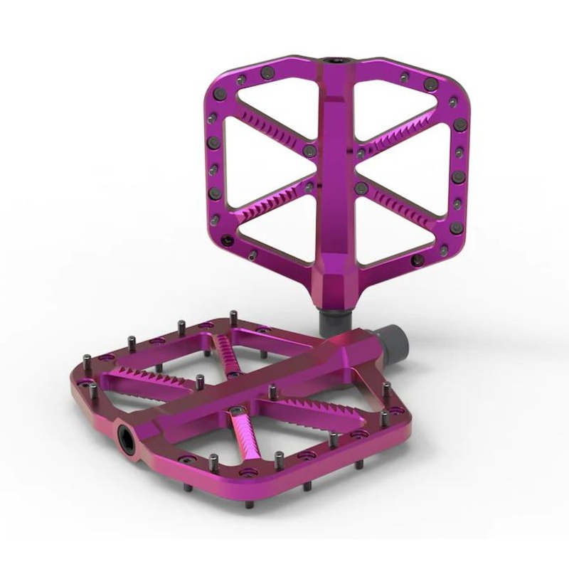 5DEV Trail / Enduro Flat Pedals, Purple