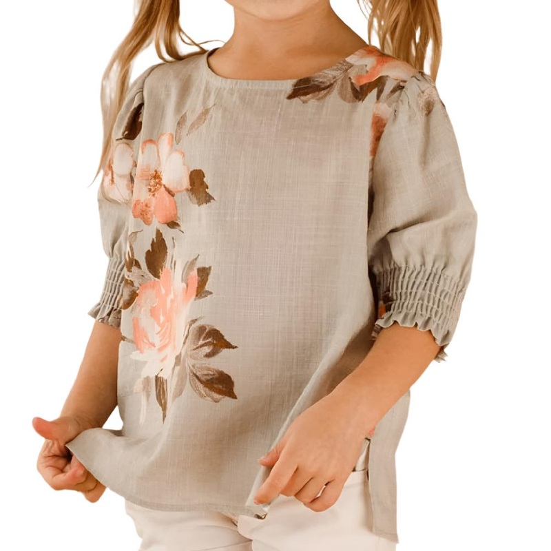 Floral Printed Woven Blouse