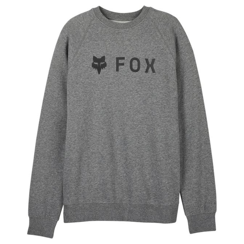 Fox Absolute Fleece Crewneck Jumper – L – Heather Graphite