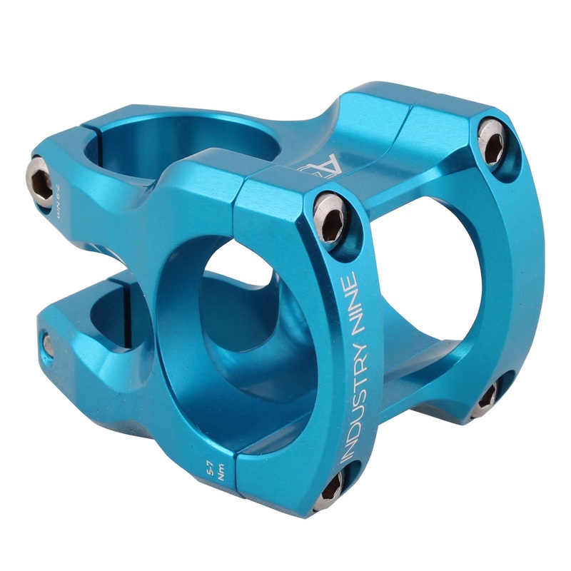 Industry Nine A318 Stem – 31.8mm Clamp – 30mm Length – Turquoise