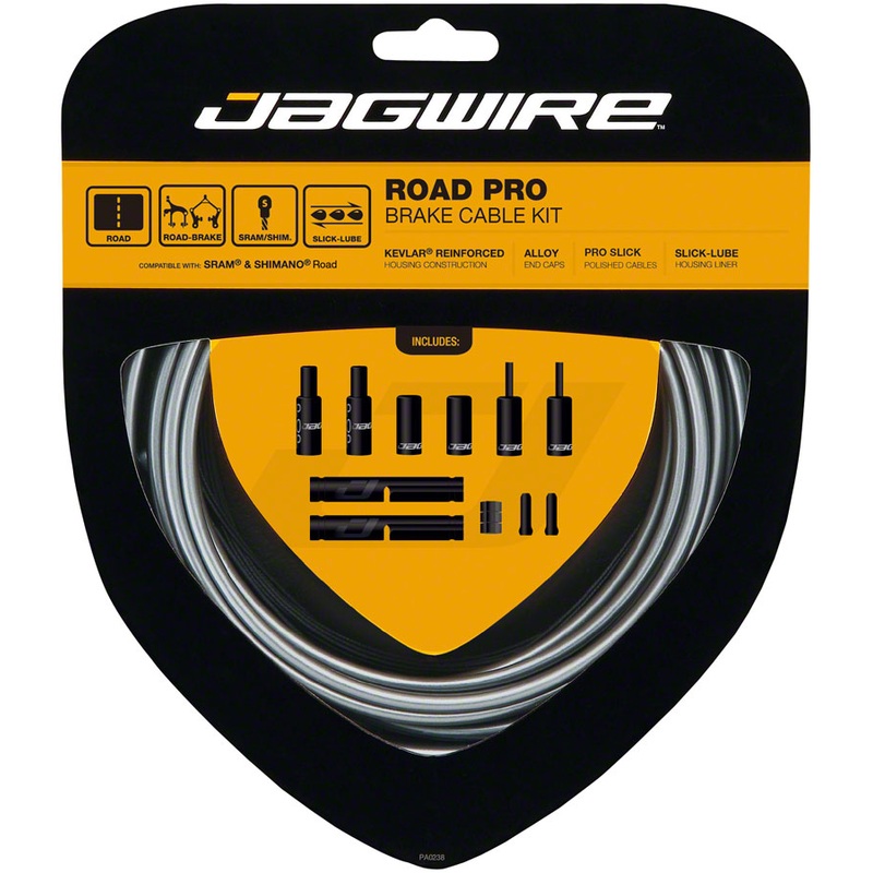 Jagwire Pro Brake Cable Kit Road SRAM/Shimano, Ice Gray