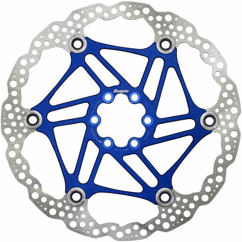 Floating 200mm Disc Brake Rotor Blue