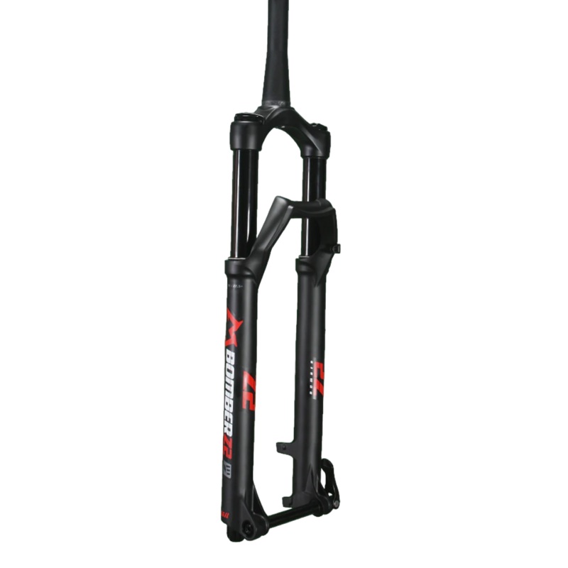 Marzocchi Bomber Z2 E-Optimised Fork – 27.5 Inch – 1 1/8th – 1.5 Inch Tapered – 15x110mm Boost – 120mm Travel – 44mm – Rail Sweep Adj – Shiny Black – 2024