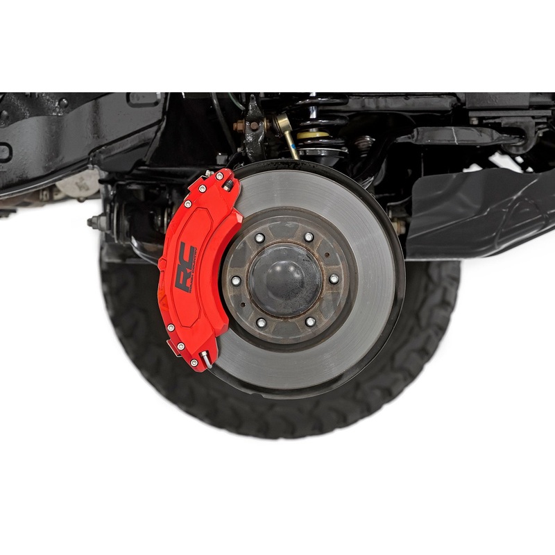 Rough Country | Caliper Covers | Front Only | Red | Toyota Tacoma 2WD/4WD (2005-2023) | 71146A
