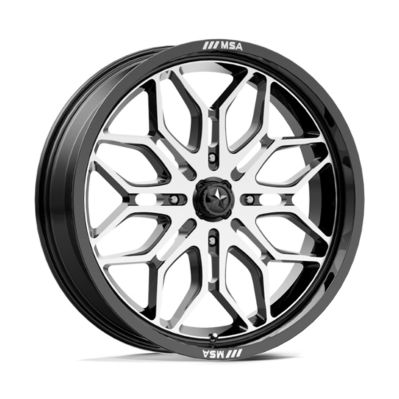 SNIPER UTV 18X7 4X110 86 G-BLK-MACH +10