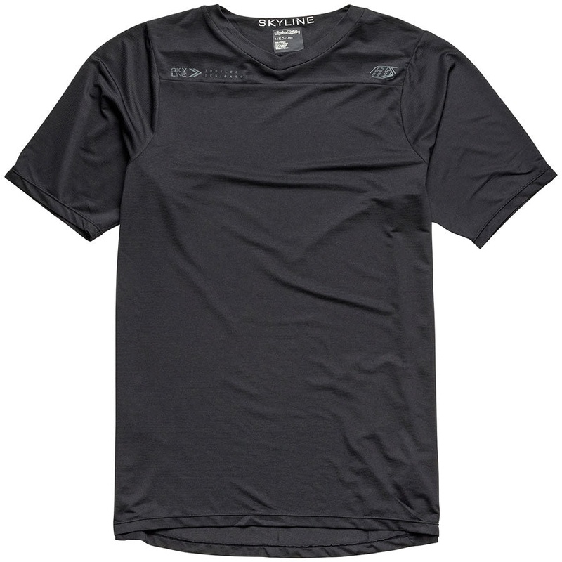 Troy Lee Designs Skyline Short Sleeve Jersey  Mono Black 2X-Large