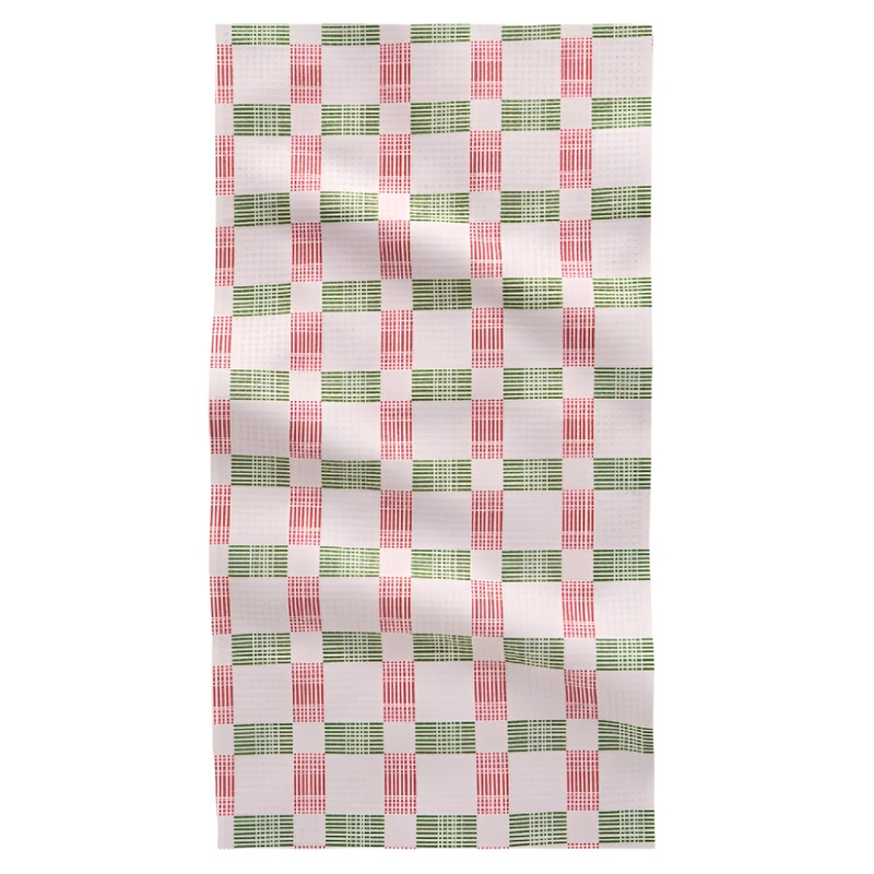 Be Merry Plaid Bar Towel