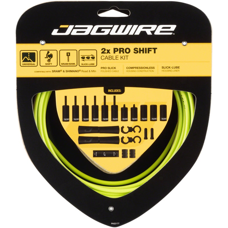 Jagwire Pro Shift Kit Road/Mountain SRAM/Shimano Organic Green