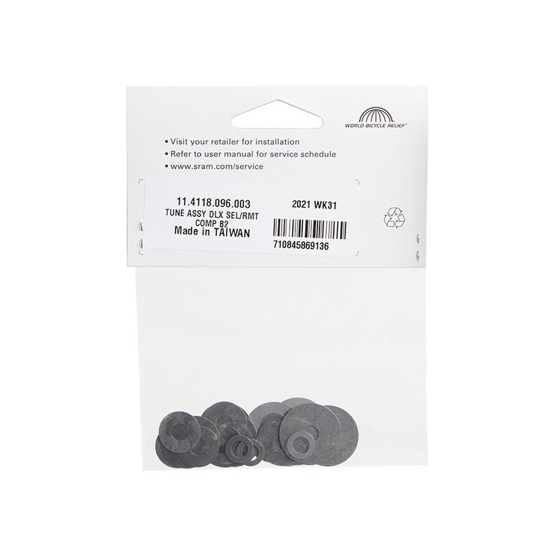 Rear Shock Tune Assembly – Compression Tune Configurations Deluxe Select B2