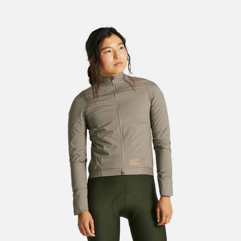Women’s Prime Alpha Jacket Gunmetal/Dark Moss Green