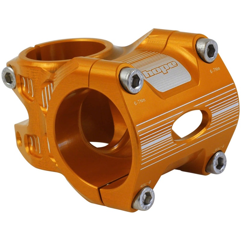 AM/Freeride Stem – 35mm 35 Clamp +/-0 1 1/8″ Aluminum Orange
