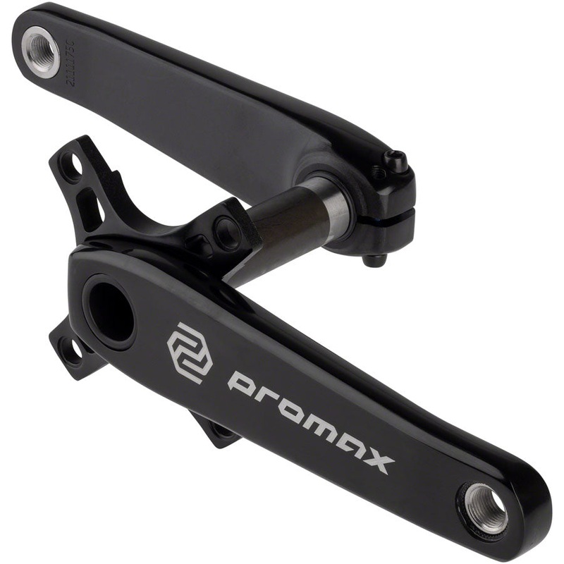 Promax HF-2 Crankset – 177.5mm 24mm Spindle 2-Piece Black