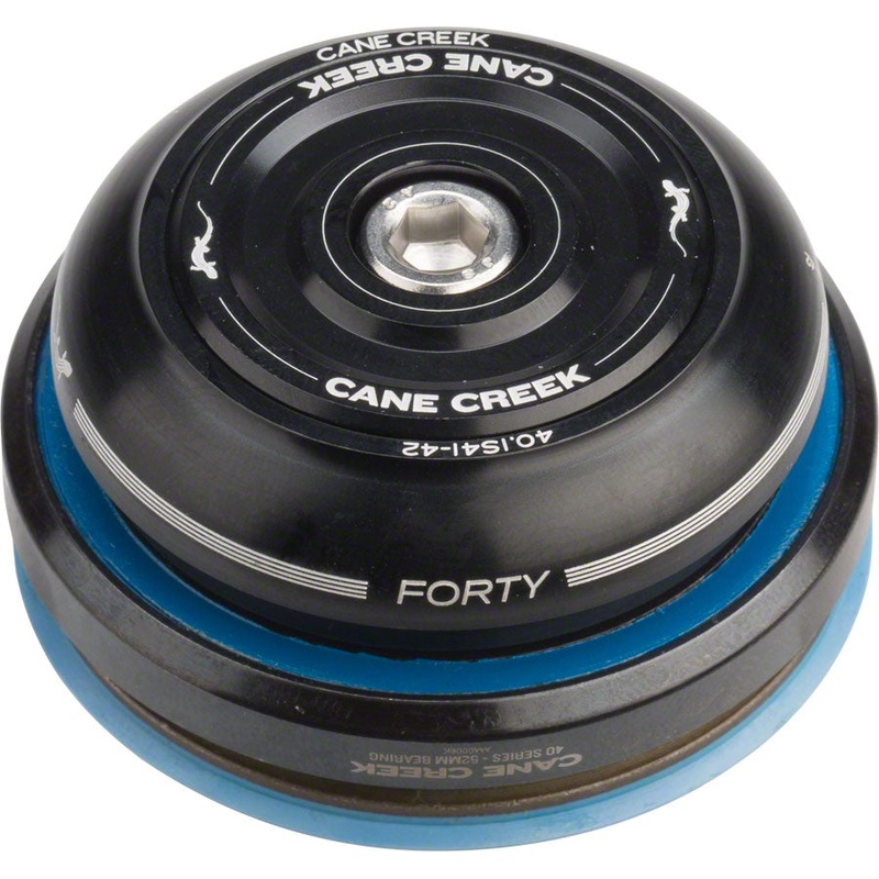 Cane Creek 40 IS42/28.6 IS52/40 Short Cover Headset, Black