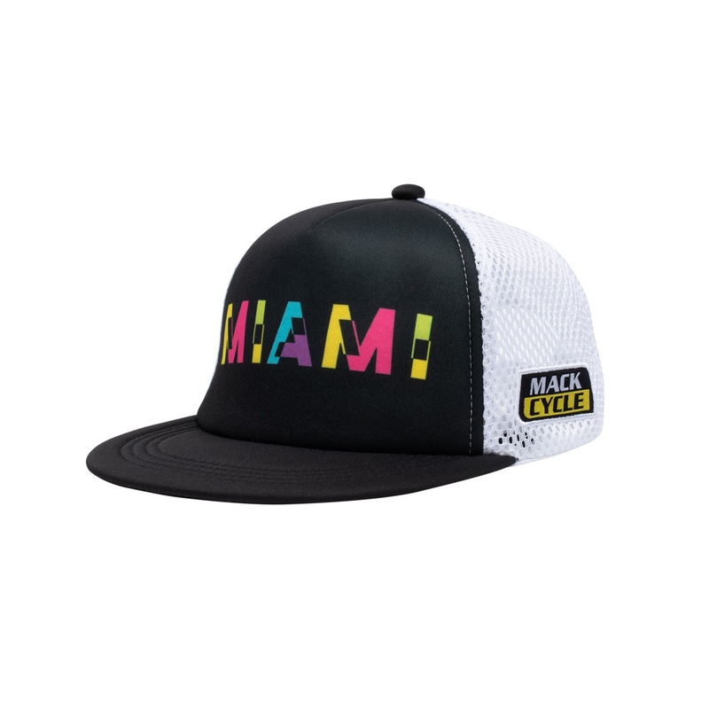 Miami Marathon Duckbill Trucker Hat Black