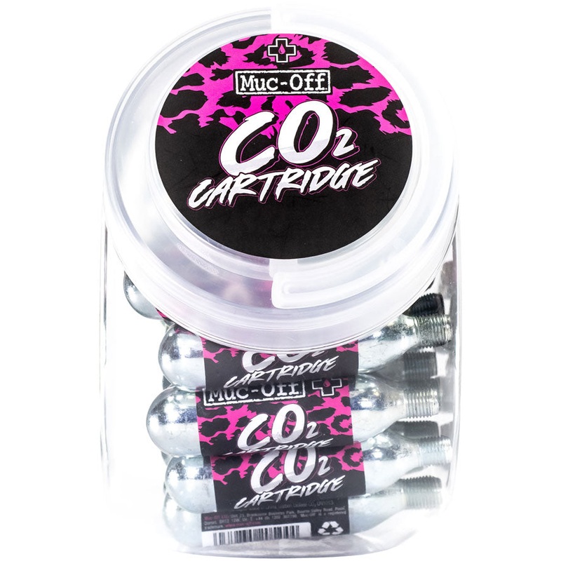 Muc-Off Countertop 16g CO2  Refill Cartridge Jar – Quantity 40