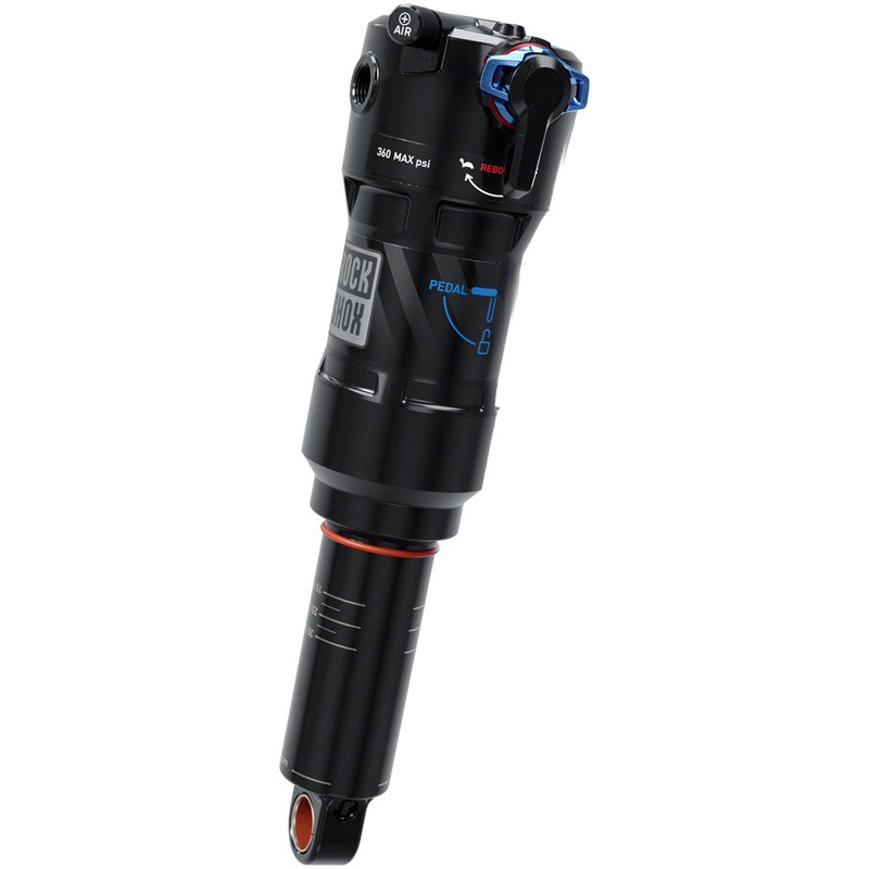 RockShox Deluxe Ultimate RCT Rear Shock – 205 x 60mm, LinearAir, 2 Tokens, Reb/Low Comp, 380lb L/O Force, Trunnion /