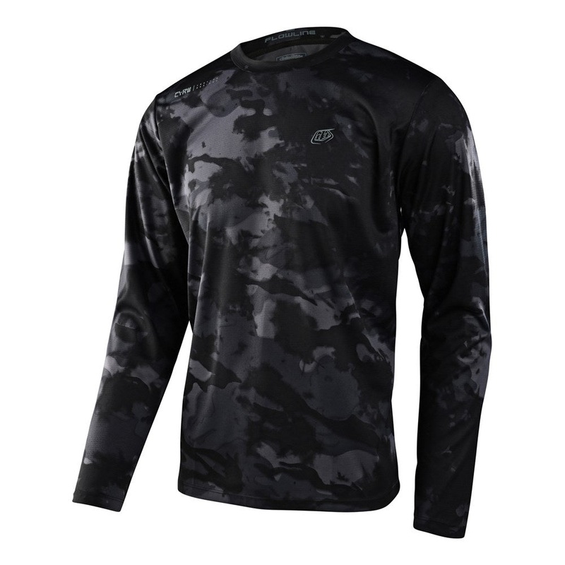 TLD Flowline Long Sleeve Jersey – S – Covert Black
