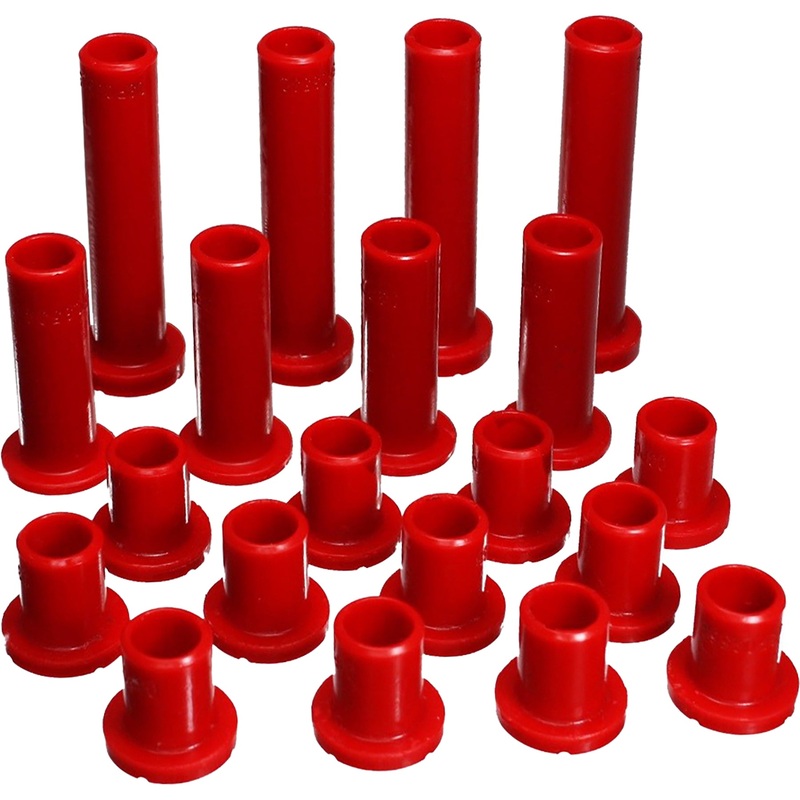 Control Arm Bushings Rear Red Pol