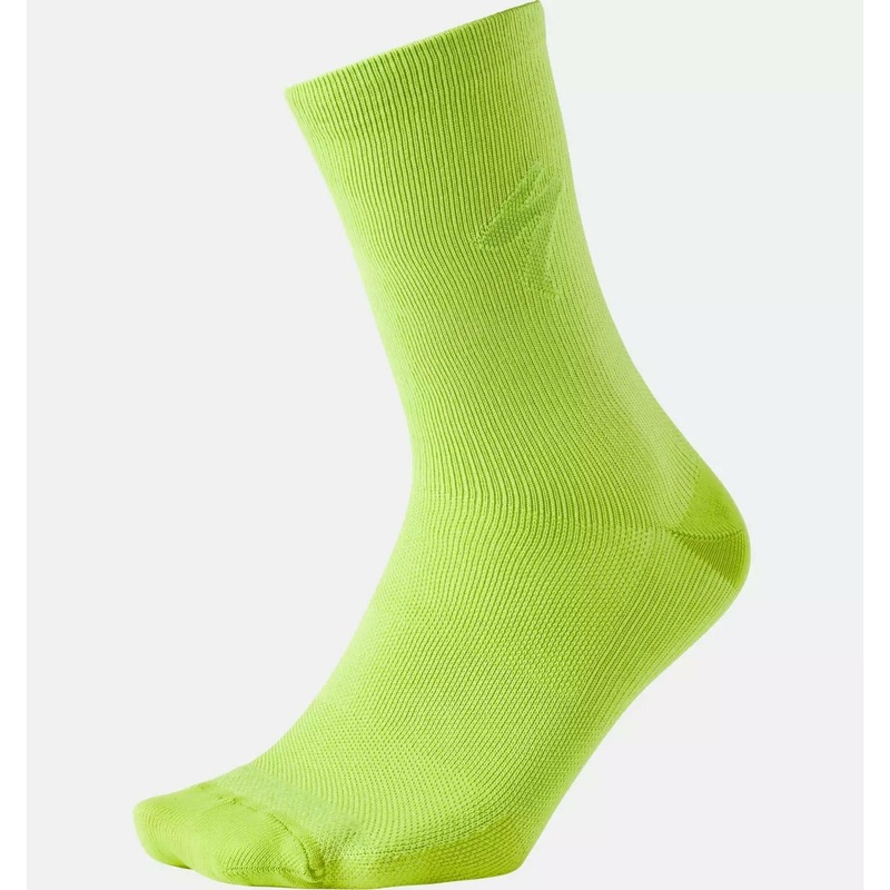 Specialized HyprViz Soft Air Reflective Tall Cycling Sock HyperVizYellow