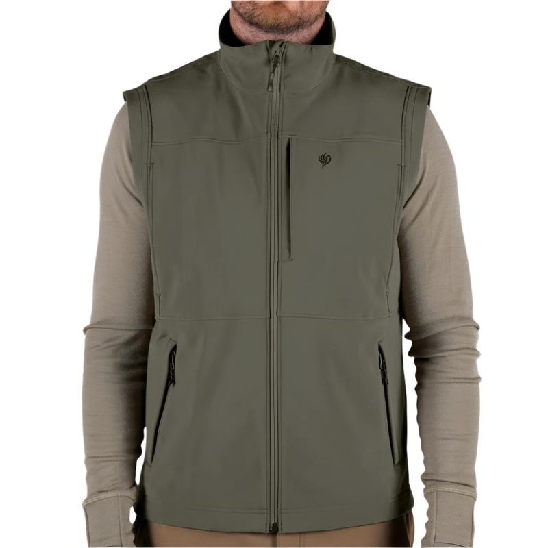 Duck Camp Contact Softshell Vest Moss