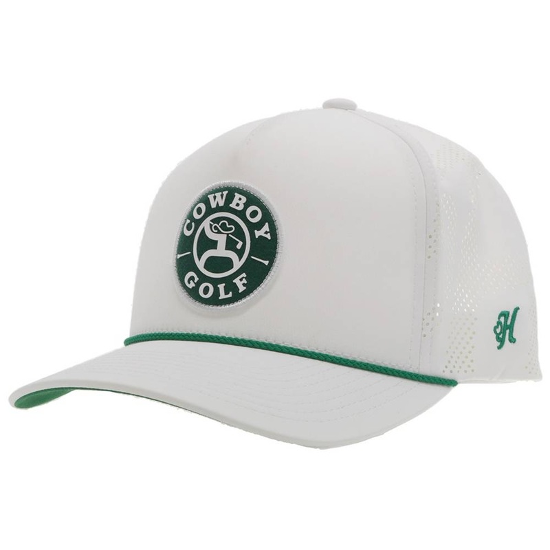 Hooey Cowboy Golf White Trucker Cap