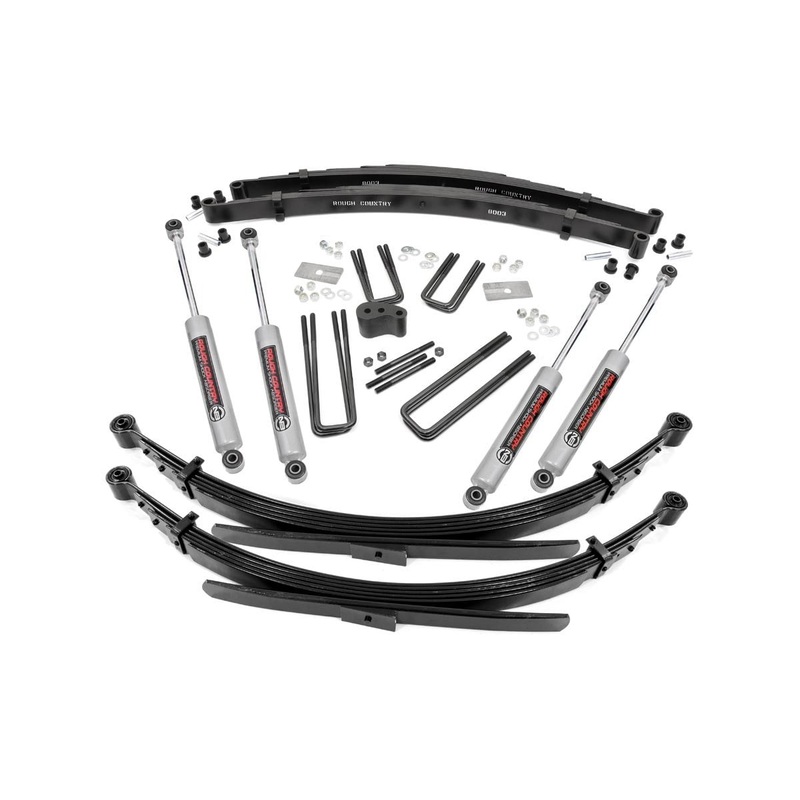 Rough Country | 4 Inch Lift Kit | Rear Springs | Dodge/Plymouth Ramcharger/Trailduster (1974) | 345.20