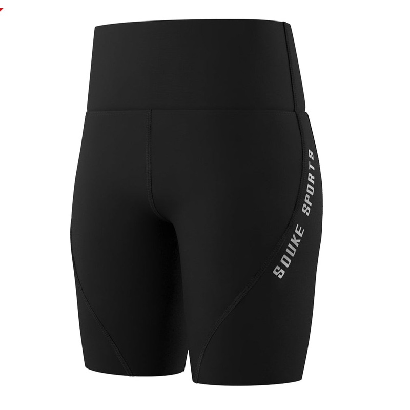 Souke Sports New Women’s Strapless Cycling Padded/Non padded Shorts PS0723–Black