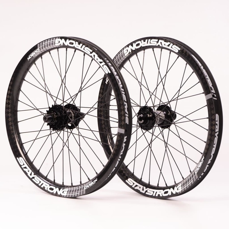 Stay Strong Carbon Race DVSN V3 20″ Disc Race Wheelset – Carbon/ 1.75″