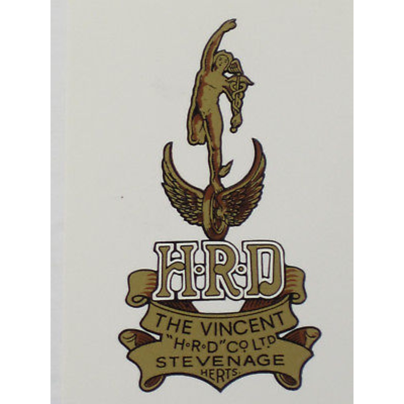 Tank Top Headlug Decal 1953 & UP The HRD UK MADE the Vincent waterslide transfer