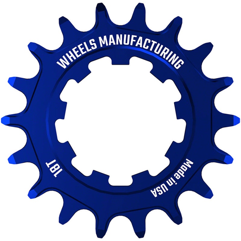 Wheels Manufacturing SOLO-SPEED Cog – 18t Fits SOLO-SPLINE SOLO-XD kits Blue