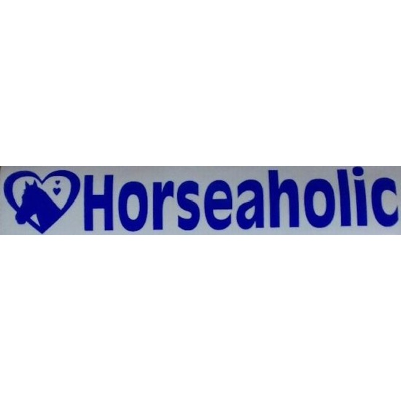 Bumper stickers horseaholic