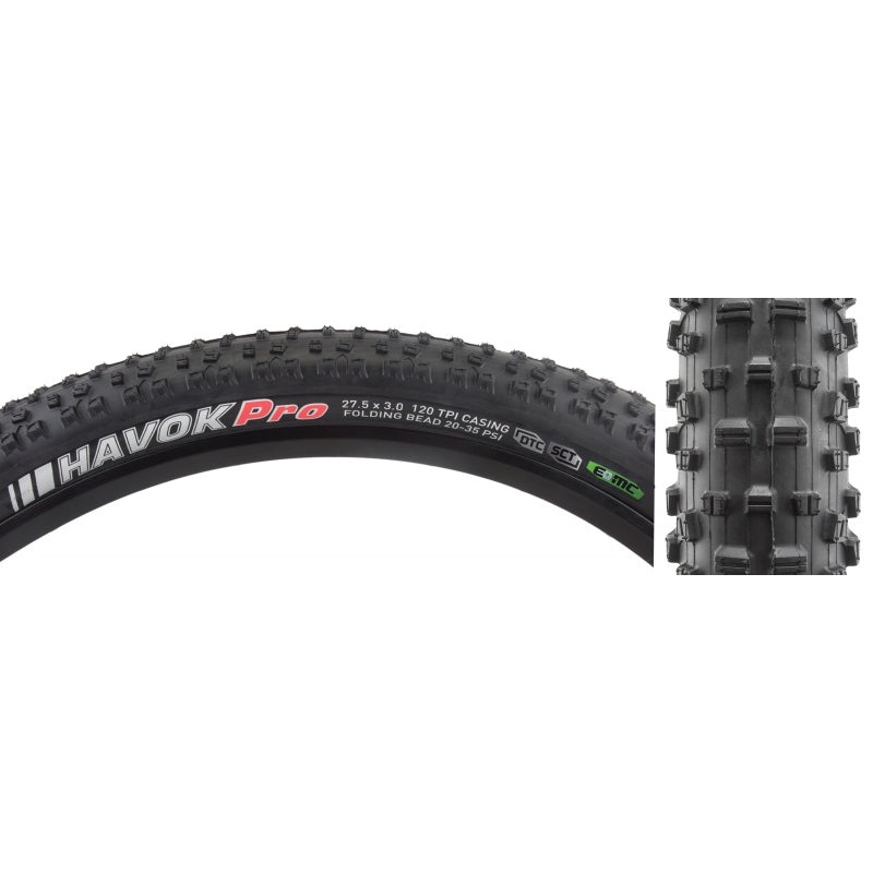 Havok Pro DTC/EMC/TLR/E50 27.5×2.6 Tubeless Tire