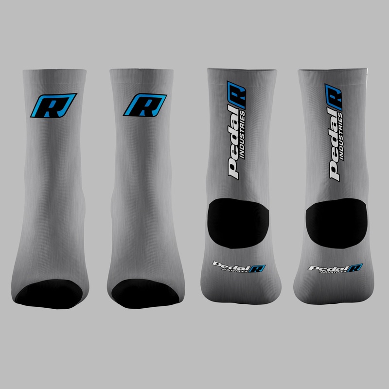 PEDALindustries/Riders 2023 SUBLIMATED SOCK BLUE