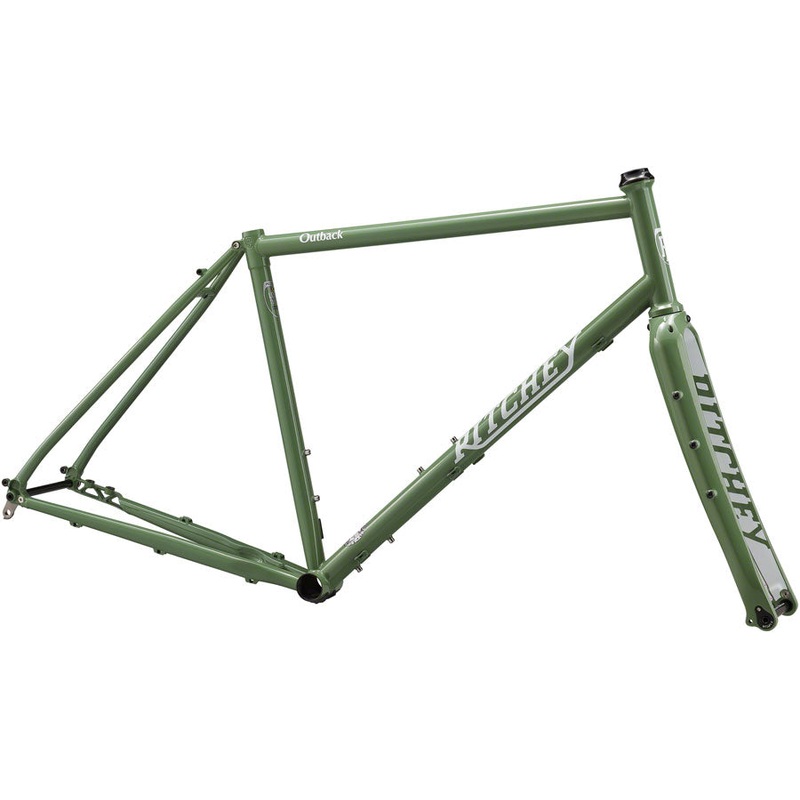 Ritchey Outback Frameset – 700c/650b Steel Winter Sage Large