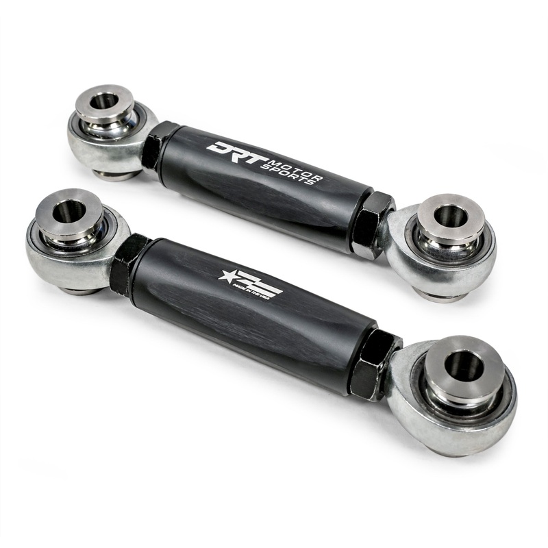 DRT RZR XP Billet Aluminum Hex Bar Adjustable Sway Bar Link Kit (M12)