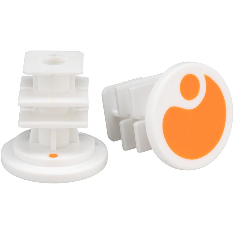 Ergon End Plugs for GA2/GA2Fat/GA3: Orange