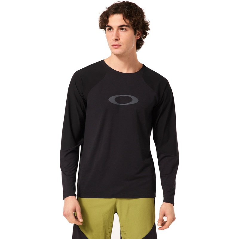 Oakley Seeker Airline Long Sleeve Jersey – M – Blackout